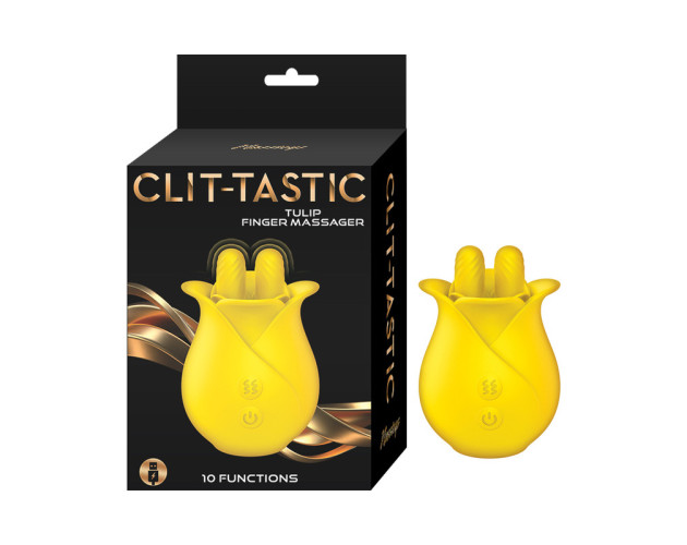 Clit-Tastic Tulip Finger Massager Yellow