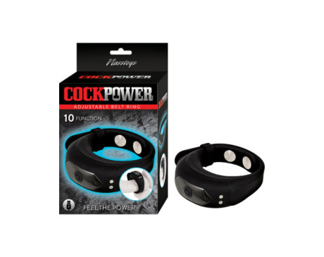 Cockpower Adjustable Belt Ring Black