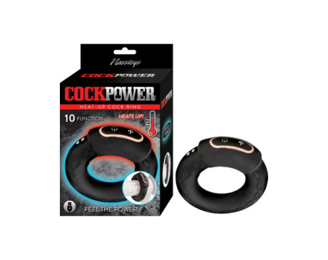 Cockpower Heat Up Cock Ring Black