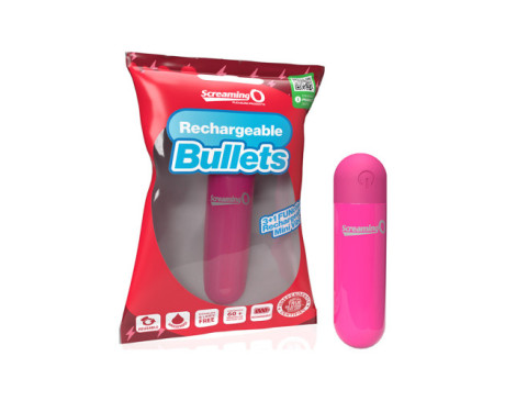 Screaming O Rechargeable Bullets Pink