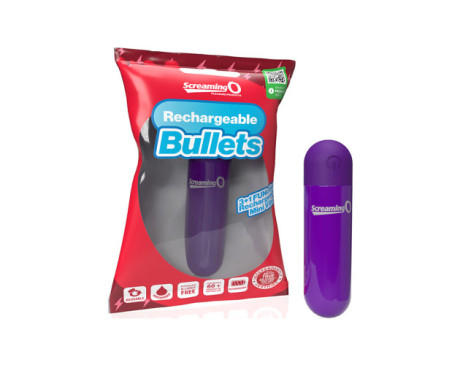 Screaming O Rechargeable Bullets Purple