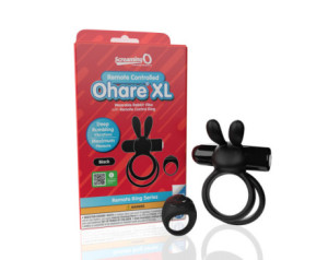 Screaming O Remote Ohare XL Vib Ring Bk