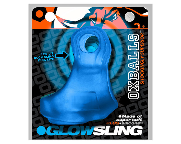 OxBalls Glowsling Cocksling Led Blue Ice