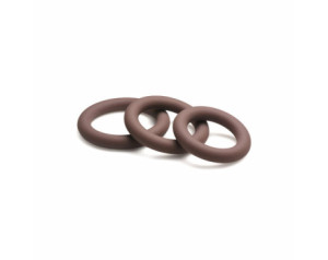 Jock Silicone Cock Ring Dark 3pc Set