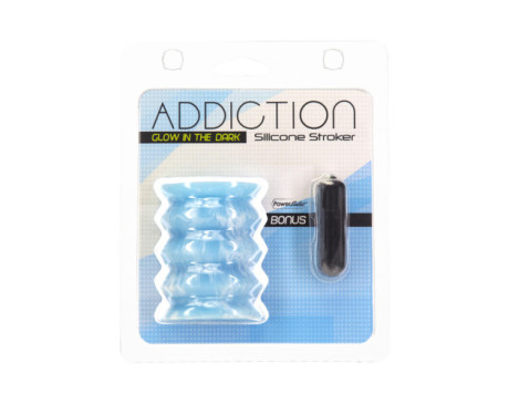 Addiction Stroker Silicone Glow In The D