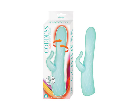 Goddess Heat Up Rotating Massager Aqua