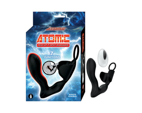 Atomic Heat-Up P-Spot Massager Black