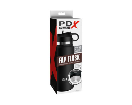 PDX Plus Fap Flask Thrill Stroker Bk Fro