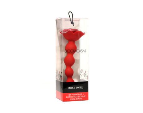 Bloomgasm Rose Twirl Vib&Rot Anal Beads