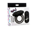 BANG! Silicone Cock Ring & Bullet RC Blk