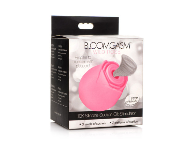 Bloomgasm Wild Rose Suct Clit Stim Pink