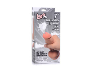 Loadz 7in Dual Density Squirt Dildo Lgt