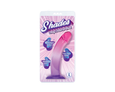 Shades Smoothie 8.25 in. Dildo Purp/Pink