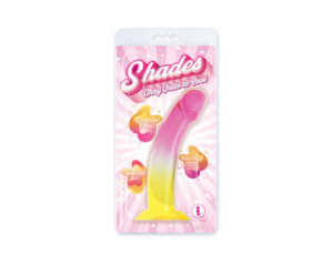 Shades Smoothie 8.25 in. Dildo Pink/Yell