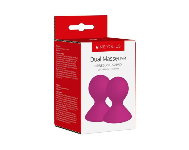 Me You Us Dual Masseuse Nip Suck 2pk Pur