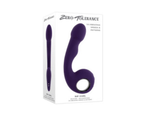 ZT Rip Curl Rech Sili Vibrator Purple