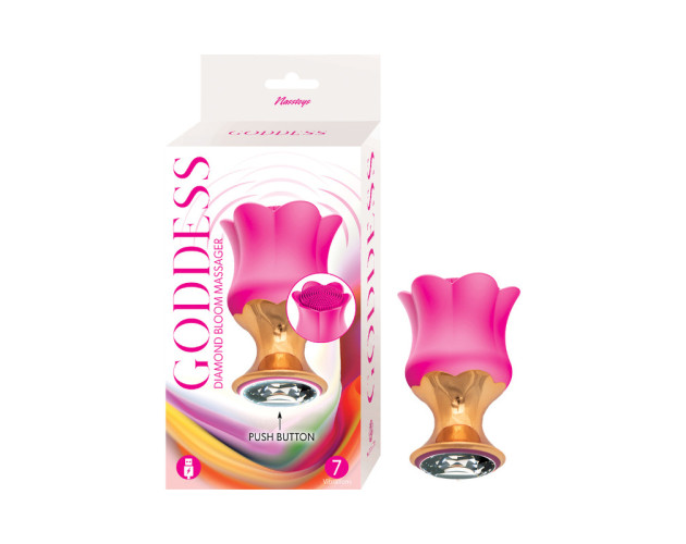 Goddess Diamond Bloom Massager Fushcia