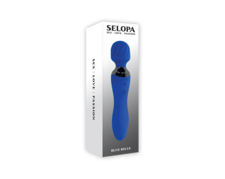 Selopa Blue Belle Rechargeabl Wand&VibBl