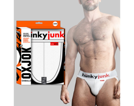 Oxballs Hunker Comfy-Pouch Jock White L