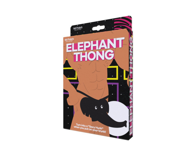 Elephant Thong Black O/S