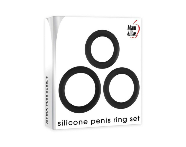 A&E Silicone Penis Ring Set