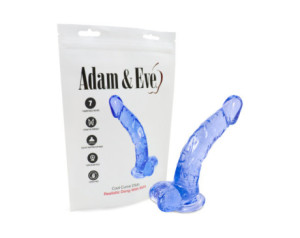 A&E Cool Curve Jelly Dildo