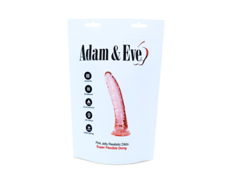 A&E Pink Jelly Realistic Dildo