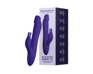 FemmeFunn Booster Rabbit XL Dark Purple