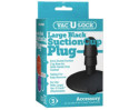 Vac-U-Lock Large Black Suction Cup Plug