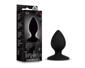 Temptasia Slave Silicone Anal Plug Black