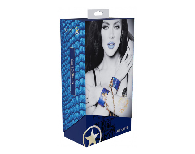 Ouch Florence Collection Handcuffs Blue