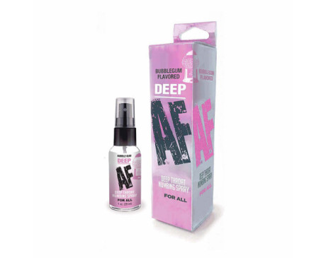 Deep AF Deep Throat Spray Bubblegum 1oz