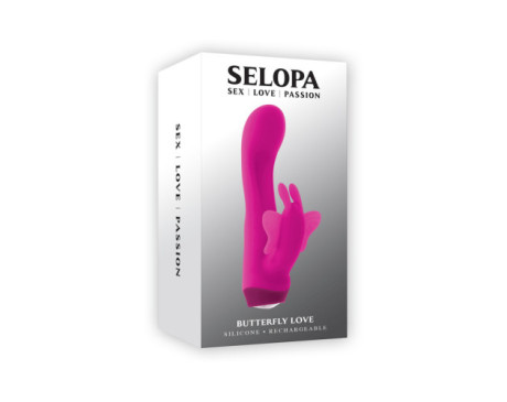 Selopa Butfly Love Rech Dual Stim Vib Pk