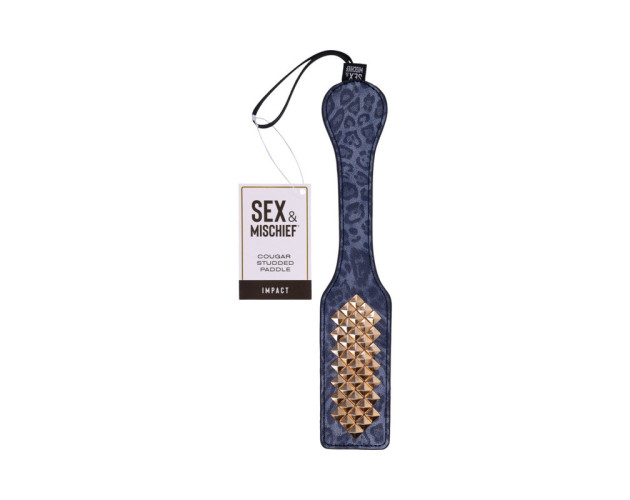 SS S&M Cougar Studded Paddle