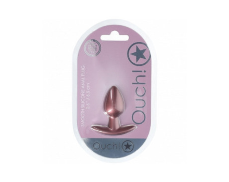 Ouch! Smooth Sili Anal Plug S 2.6in RG