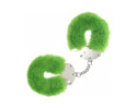 Ouch! Heavy-Duty Fluffy Handcuffs Green