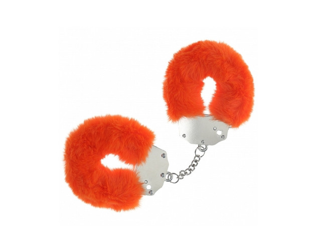 Ouch! Heavy-Duty Fluffy Handcuffs Orange