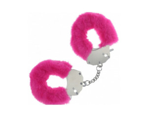 Ouch! Heavy-Duty Fluffy Handcuffs Pink