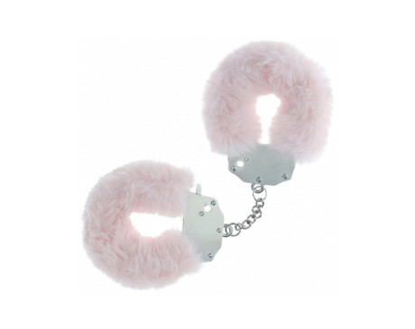 Ouch! Heavy-Duty Fluffy Handcuff PowdPnk