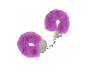 Ouch! Heavy-Duty Fluffy Handcuffs Purple