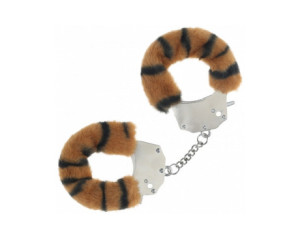 Ouch! Heavy-Duty Fluffy Handcuffs Tiger