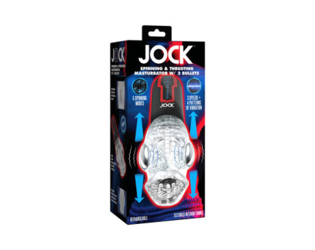 JOCK Spin & Thrust Masturbator Dual Vib