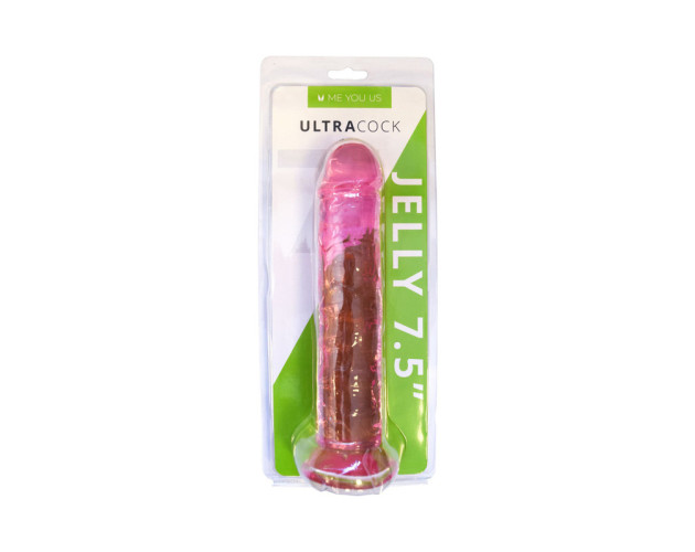 Me You Us Ultracock Pink Jelly 7.5in