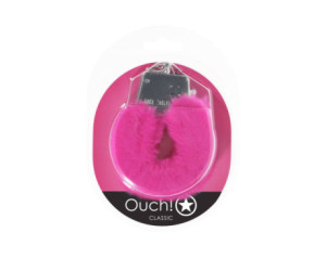 Ouch! Classic Fluffy Handcuffs Pink