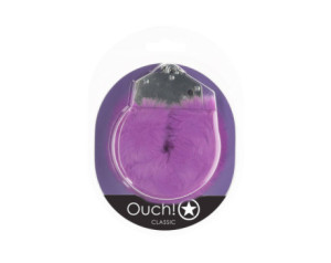 Ouch! Classic Fluffy Handcuffs Purple