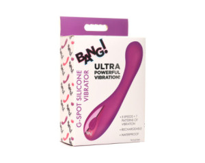 BANG! G-Spot Silicone Vibrator Purple