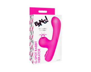 BANG! Mini Suction Rabbit Vibrator Pink