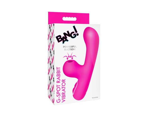 BANG! Mini Suction Rabbit Vibrator Pink