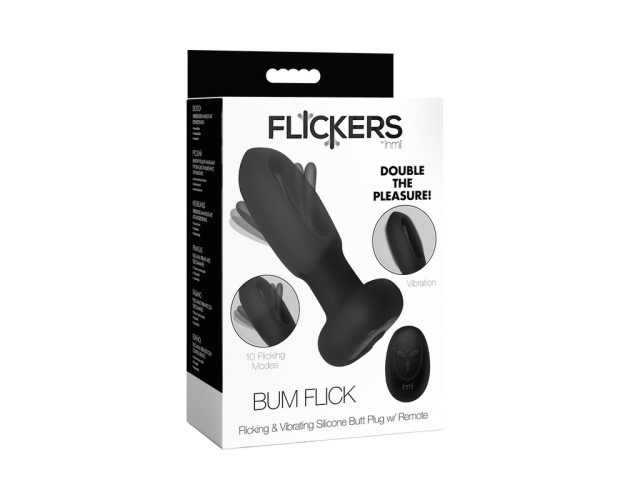 Flickers Bum Flick Flick & Vibr Plug RC