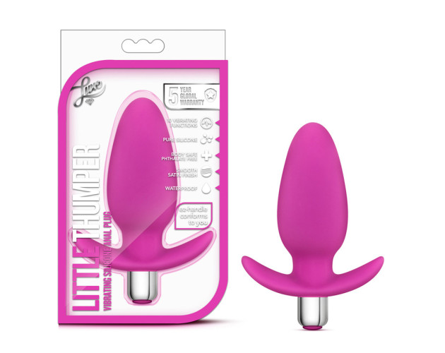 Luxe Little Thumper Vibr Anal Plug Pink